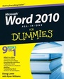 Cover: Word 2010 All-in-One For Dummies - Wiley