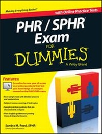 Enlarge image Cover: PHR / SPHR Exam For Dummies - Wiley