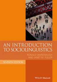 Enlarge image Cover: An Introduction to Sociolinguistics - Wiley