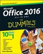 Cover: Office 2016 All-In-One For Dummies - Wiley