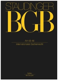 Abbildung von: BGB: Kommentar zum Bürgerlichen Gesetzbuch mit Einführungsgesetz und Nebengesetzen - Sellier - De Gruyter