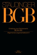 Cover: J. von Staudingers Kommentar zum B&uuml;rgerlichen Gesetzbuch mit Einf&uuml;hrungsgesetz und Nebengesetzen - Sellier