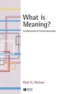 Cover: What is Meaning? - Wiley