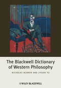 Cover: The Blackwell Dictionary of Western Philosophy - Wiley