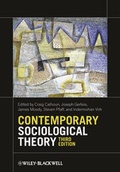 Cover: Contemporary Sociological Theory - Wiley