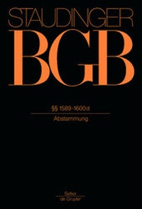 Abbildung von: BGB: Kommentar zum Bürgerlichen Gesetzbuch mit Einführungsgesetz und Nebengesetzen - Sellier - De Gruyter