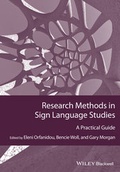 Cover: Research Methods in Sign Language Studies - Wiley