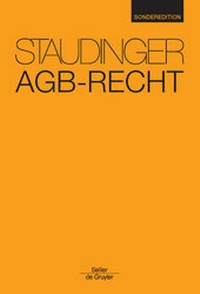 Abbildung von: AGB-Recht - Sellier - De Gruyter
