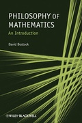 Cover: Philosophy of Mathematics - Wiley