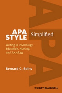 Enlarge image Cover: APA Style Simplified - Wiley
