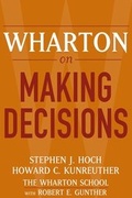 Cover: Wharton on Making Decisions - Wiley