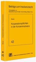 Cover: Kooperationspflichten in der Konzerninsolvenz - RWS