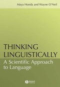 Cover: Thinking Linguistically - Wiley