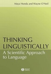 Enlarge image Cover: Thinking Linguistically - Wiley