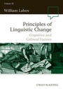 Cover: Principles of Linguistic Change - Wiley