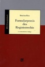 Cover: Formularpraxis des Registerrechts - RWS