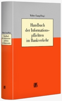 Abbildung von: Handbuch der Informationspflichten im Bankverkehr - RWS