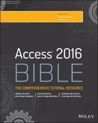 Enlarge image Cover: Access 2016 Bible - Wiley