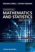 Cover: Essential Mathematics and Statistics for Science - Wiley