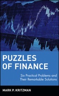 Cover: Puzzles of Finance - Wiley