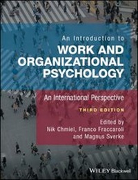 Enlarge image Cover: An Introduction to Work and Organizational Psychology - Wiley