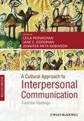 Cover: A Cultural Approach to Interpersonal Communication - Wiley