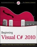 Cover: Beginning Visual C# 2010 - Wrox Press