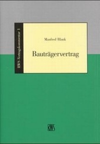 Enlarge image Cover: Bauträgervertrag - RWS