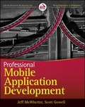 Cover: Professional Mobile Application Development - Wrox Press