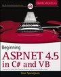Cover: Beginning ASP.NET 4.5: in C# and VB - Wrox Press