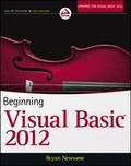 Cover: Beginning Visual Basic 2012 - Wrox Press