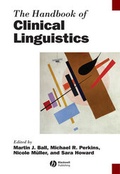 Cover: The Handbook of Clinical Linguistics - Wiley