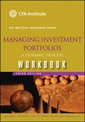 Cover: Managing Investment Portfolios Workbook - Wiley