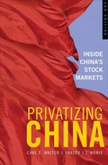 Cover: Privatizing China - Wiley
