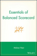 Cover: Essentials of Balanced Scorecard - Wiley