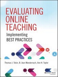 Enlarge image Cover: Evaluating Online Teaching - Jossey-Bass