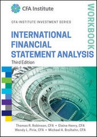 Enlarge image Cover: International Financial Statement Analysis Workbook - Wiley