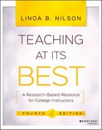 Enlarge image Cover: Teaching at Its Best - Jossey-Bass
