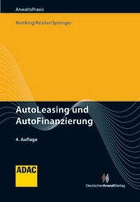 Enlarge image Cover: AutoLeasing und AutoFinanzierung - Deutscher Anwaltverlag