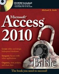 Enlarge image Cover: Access 2010 Bible - Wiley
