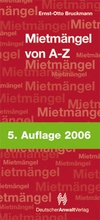 Cover: Mietm&auml;ngel von A-Z - Deutscher Anwaltverlag