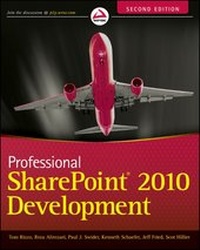 Enlarge image Cover: Professional SharePoint 2010 Development - Wrox Press