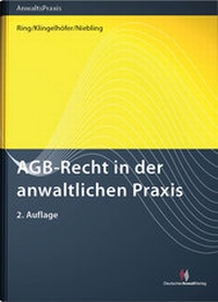 Abbildung von: AGB-Recht in der anwaltlichen Praxis - Deutscher Anwaltverlag