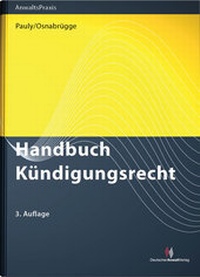 Abbildung von: Handbuch Kündigungsrecht - Deutscher Anwaltverlag