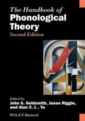 Cover: The Handbook of Phonological Theory - Wiley