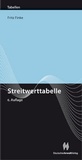 Cover: Streitwerttabelle - Deutscher Anwaltverlag