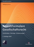 Cover: AnwaltFormulare Gesellschaftsrecht - Deutscher Anwaltverlag