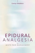 Cover: Epidural Analgesia in Acute Pain Management - Wiley