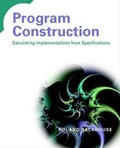 Cover: Program Construction - Wiley