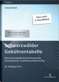 Cover: Schwarzw&auml;lder Geb&uuml;hrentabelle - Deutscher Anwaltverlag